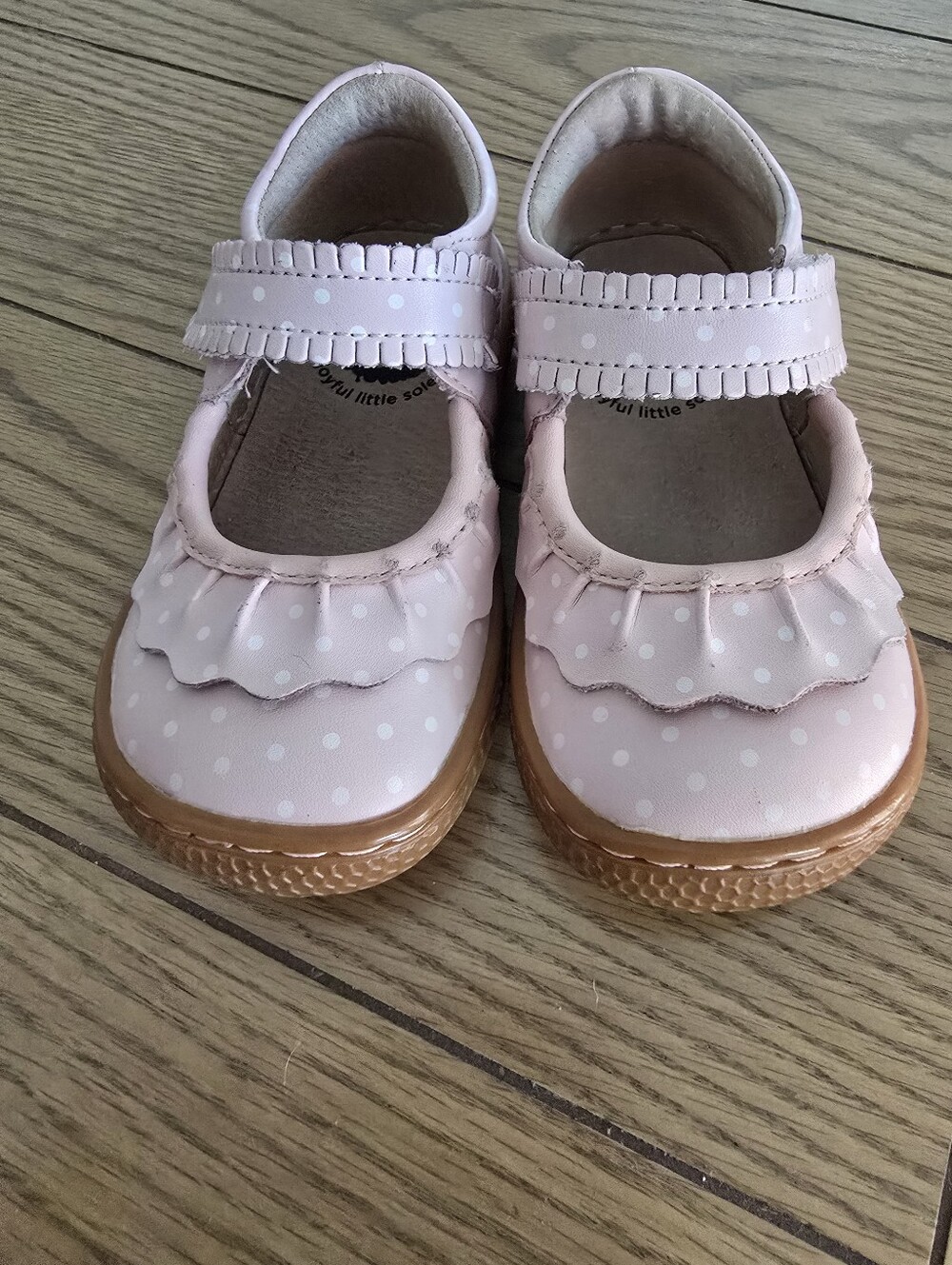 Livie And Luca Pink Polka Dot Mary Jane Shoes 6C